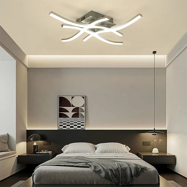 Moderne LED-Deckenlampe für Wohnzimmer, Esszimmer, Schlafzimmer und Balkon