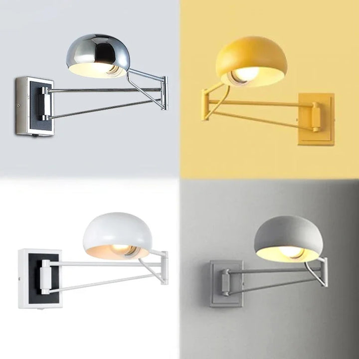Moderne Faltbare LED Wandleuchte – Rückziehbare augenfreundliche Wandleuchte für Schlafzimmer, Arbeitszimmer, Wohnzimmer und Badezimmer