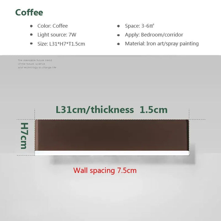 Moderne LED-Wandlampe – Rotierbares Aluminium-Wandlicht für Wohnzimmer, Schlafzimmer, Esszimmer und Wohnkultur – Innenwandleuchte Up & Down