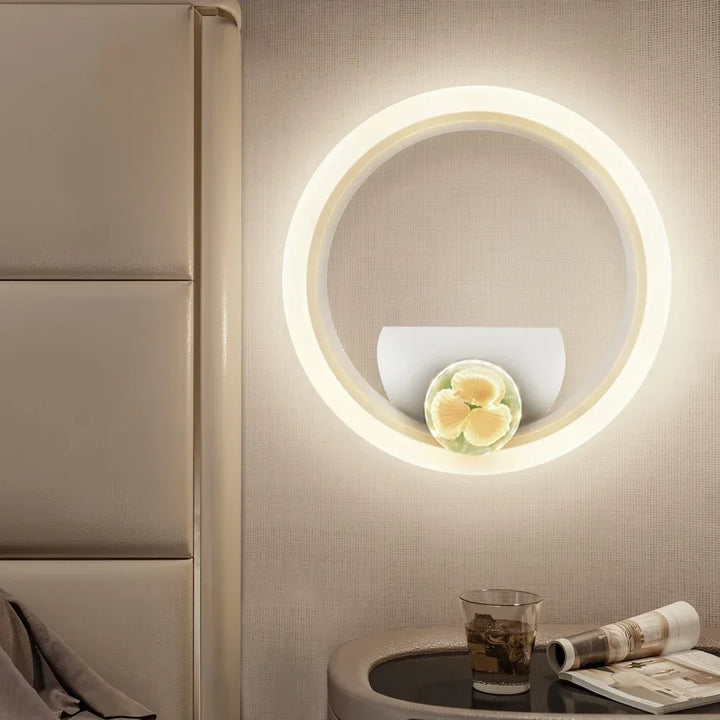 Moderne LED-Wandlampe – Einstellbare 3-Farben-Leuchte für Schlafzimmer, Wohnzimmer, Balkon und Innendekoration