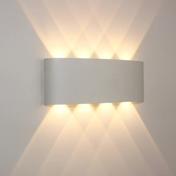 Körperbewegungssensor Wandlicht Wasserdicht Außen LED Wandlampe Oben Unten Leuchtende Lampen Gartenhof Induktionsflur Wandleuchte