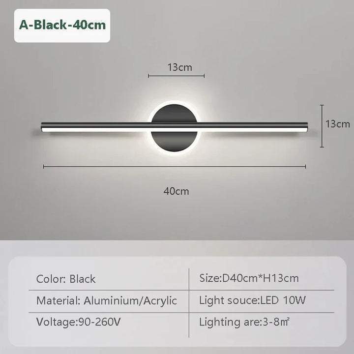 LED-Wandleuchte LineaLux Modernes Spiegel- und Wandlicht