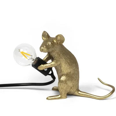 Moderne USB-Mauslampe LED Nachtlicht – Kreative Tierform Nachttischlampe für Wohnkultur, Schlafzimmer und Desktop-Beleuchtung