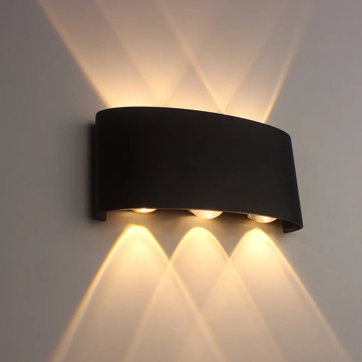 Körperbewegungssensor Wandlicht Wasserdicht Außen LED Wandlampe Oben Unten Leuchtende Lampen Gartenhof Induktionsflur Wandleuchte