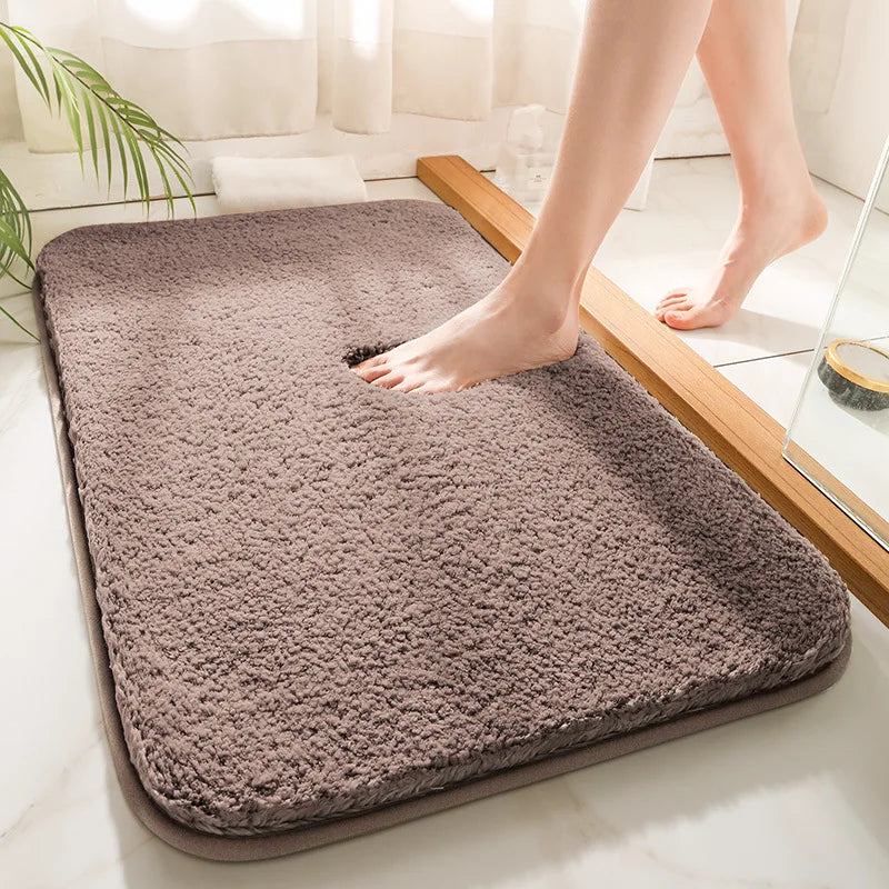 SoftStep Luxe Badmatte – Extra dicke Mikrofaser-Matte mit rutschfester und hoher Absorption