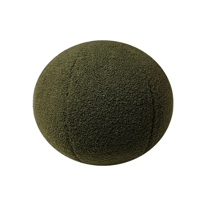 Nordic Bouclé Abstract Kissen – Minimalistisches Plüschkissen