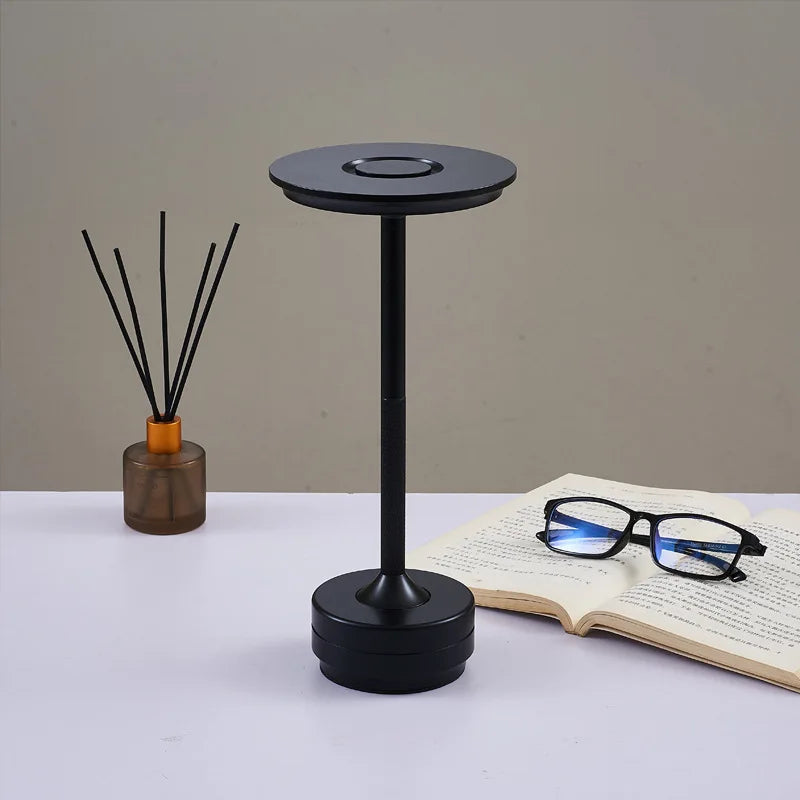 Klassische Touch-Sensor-LED-Tischlampe | Wiederaufladbare kabellose Schreibtischlampe mit 3 Farbtemperaturen einstellbar