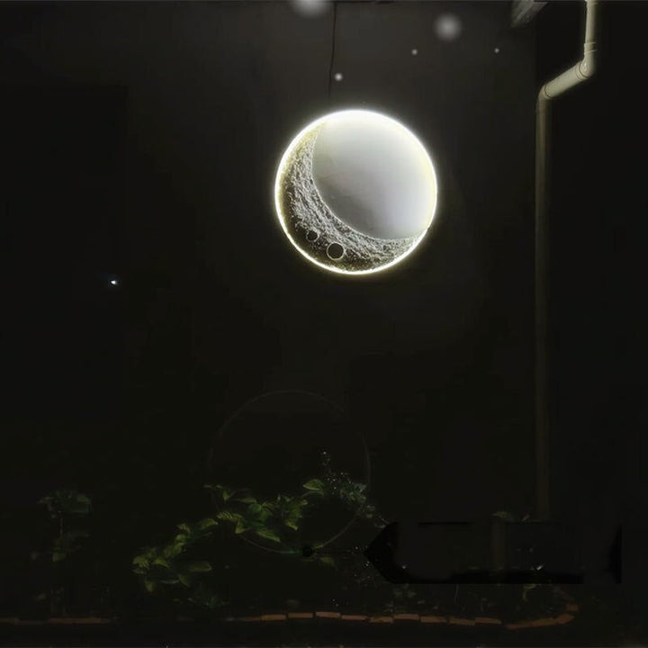 DIY schwebende Mond Nachtlampe