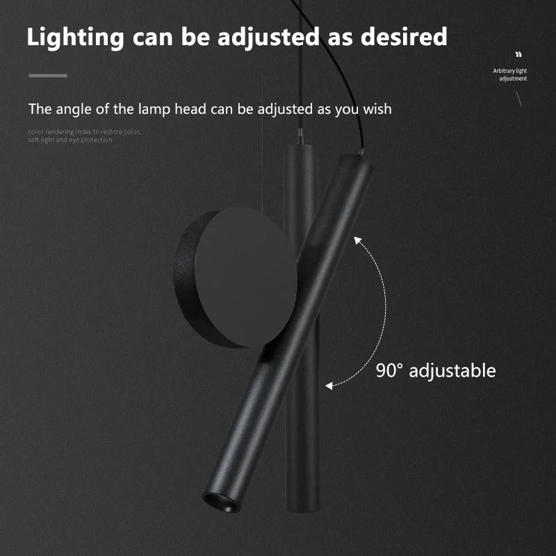 Moderne LED-Pendelleuchte – Verstellbares Kabel für Schlafzimmer, Wohnzimmer und Büro