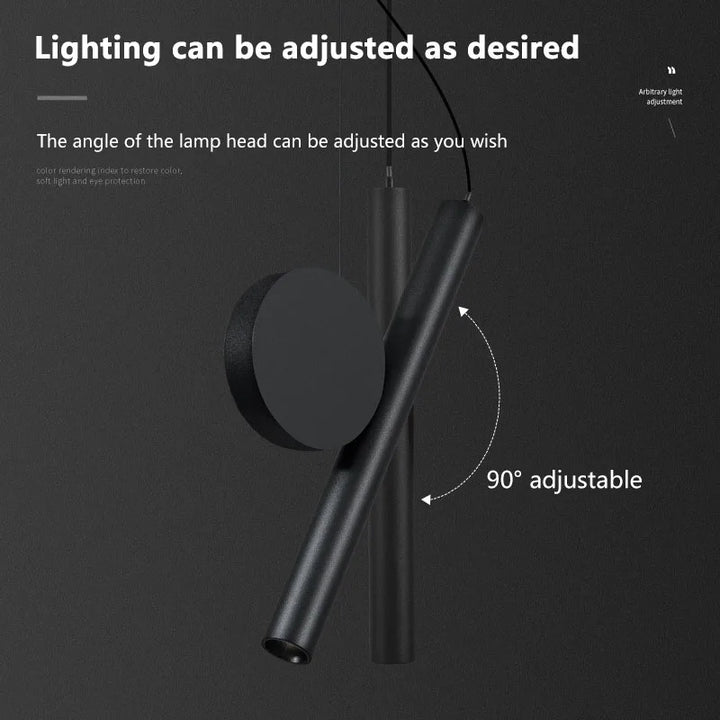 Moderne LED-Pendelleuchte – Verstellbares Kabel für Schlafzimmer, Wohnzimmer und Büro
