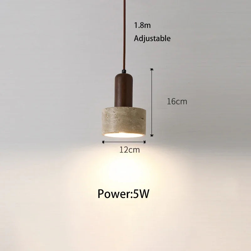 Moderne LED Pendelleuchte – Nordic Hängelampe für Schlafzimmer, Wohnzimmer und Hotel mit E27 Glühbirne