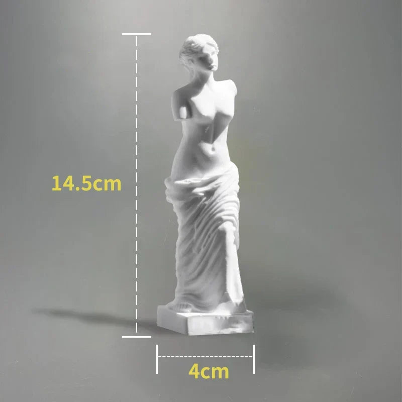 Nordic INS Stil Charakter Gips Statue DIY Gemalte Skizze Fotografie Requisiten Tischdekorationen Wohnkunst Gips Dekoration