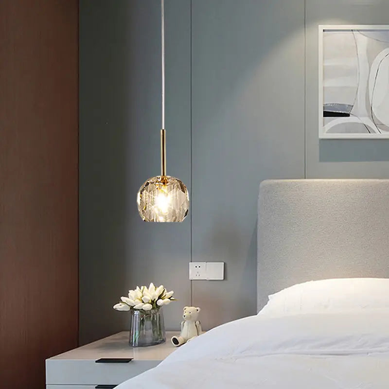 LED Nordic Modern Kleine Kronleuchter G9 AC90-260V Schlafzimmer Nachttisch Kronleuchter Esszimmer Wohnzimmer Bar Kreativ Kristall Licht