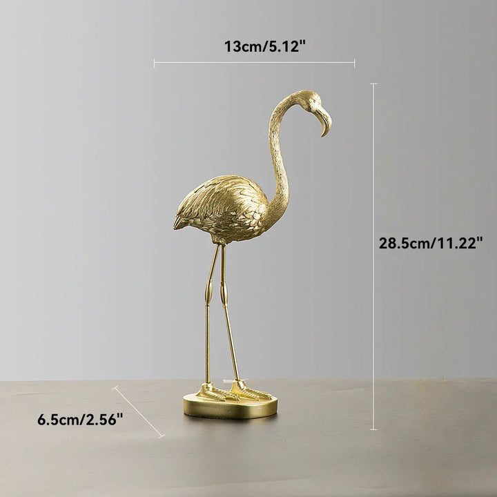 Nordic Flamingo Figurine Figur Statue Skulptur Wohnzimmer Büro Hochzeit Party Ornamente Wohnkultur Dekoration Zubehör