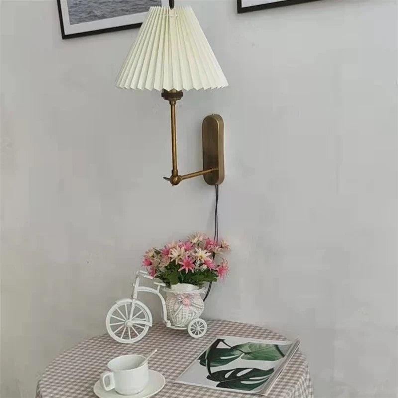 Moderne drehbare Wandlampe – LED-Origami-Lampenschirm für Schlafzimmer-, Wohnzimmer- und Badezimmerdekoration