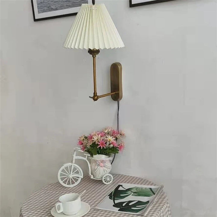 Moderne drehbare Wandlampe – LED-Origami-Lampenschirm für Schlafzimmer-, Wohnzimmer- und Badezimmerdekoration