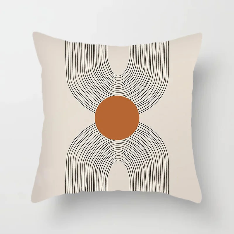 Moderne Kunst Abstraktes Muster Dekokissenbezüge Kreative Linien Sofa Stuhl Kissenbezüge Wurfkissenbezug Wohn- und Büroschmuck