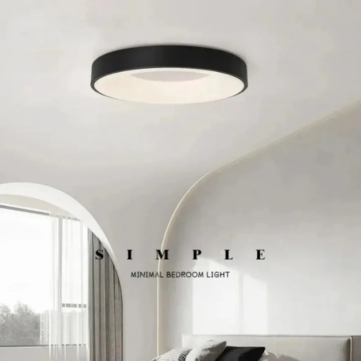 Moderne Macaron LED Deckenleuchte – Verstellbares kreisförmiges Design mit Fernbedienung und Dimmung für Schlafzimmer, Wohnzimmer und Flur