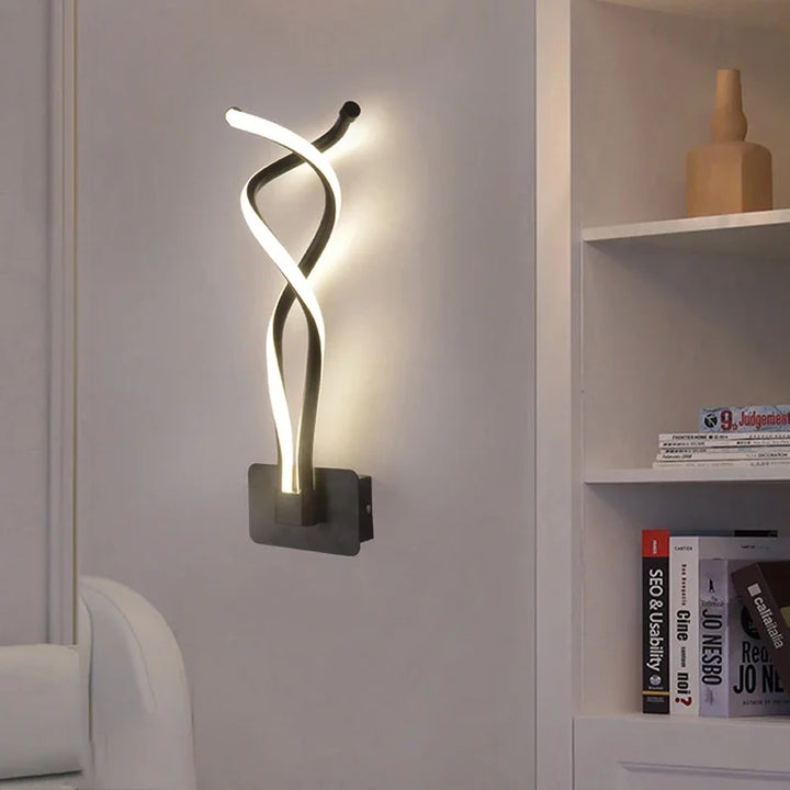 Moderne Minimalistische LED Wandlampe – Auf- und Abwärts Wandleuchte für Schlafzimmer, Wohnzimmer und Badezimmer