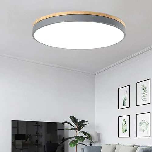 Moderne LED-Deckenleuchte – 27W Aufbaumontage mit warmen, kalten und natürlichen Lichtoptionen für Wohnzimmer, Schlafzimmer und Küche