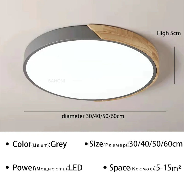 Moderne LED Deckenleuchte Macaron Kronleuchter