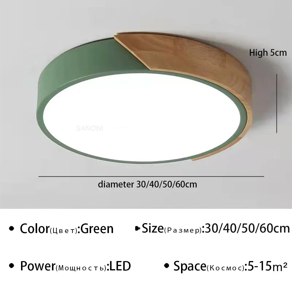 Moderne LED Deckenleuchte Macaron Kronleuchter