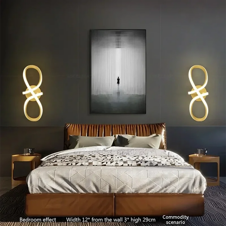 Moderne LED-Deckenleuchte – Minimalistische Linienleuchte für Flur, Eingangsbereich, Gang, Treppe und Innendekoration – AC-betrieben, LED-Glühbirne inklusive