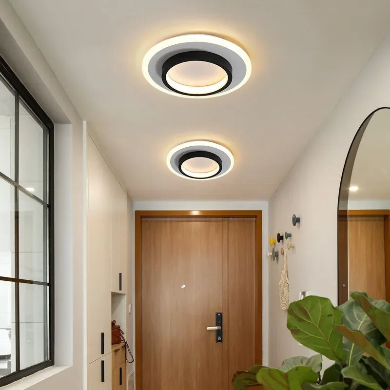 Moderne LED-Deckenlampe - Quadratische Deckenleuchte für Wohnraum, Treppe, Flur und mehr