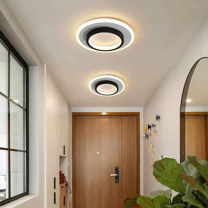 Moderne LED-Deckenlampe - Quadratische Deckenleuchte für Wohnraum, Treppe, Flur und mehr