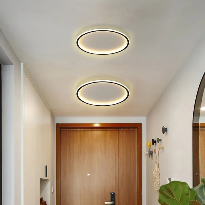 Moderne LED-Deckenleuchte – Dimmbare Innenbeleuchtung für Schlafzimmer, Badezimmer, Küche und Flur