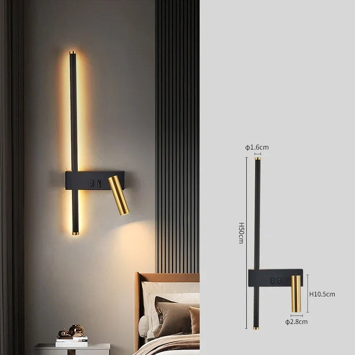 Moderne LED Wandleuchte - Nordischer Stil für kreative Wohnkultur