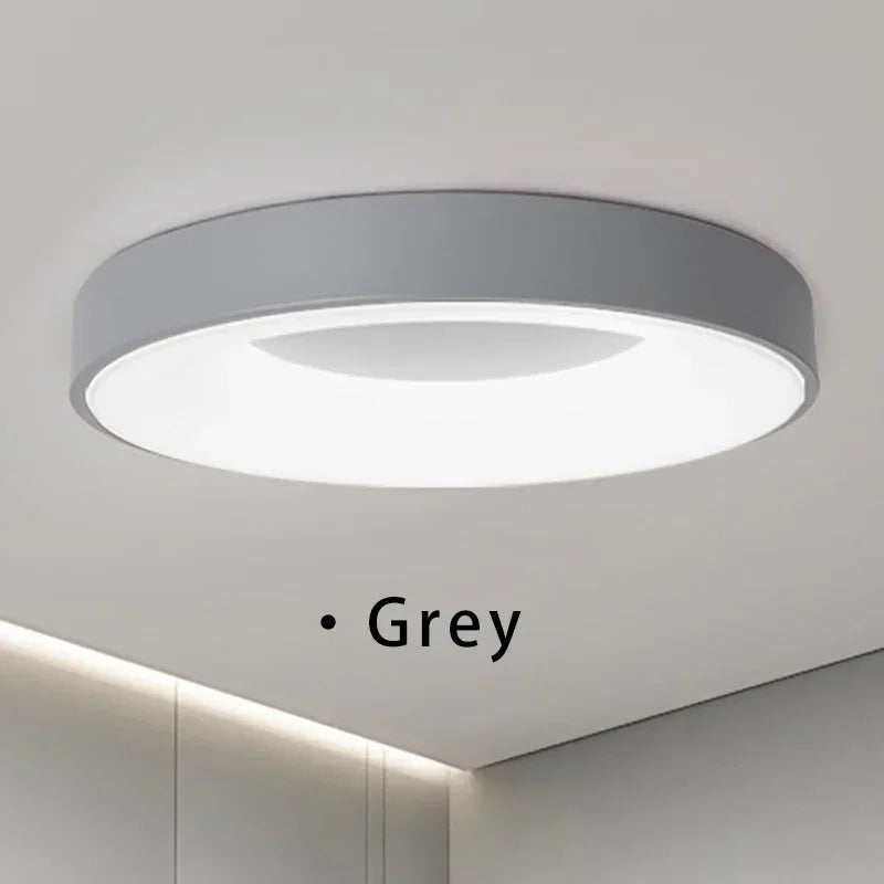 Moderne Macaron LED Deckenleuchte – Verstellbares kreisförmiges Design mit Fernbedienung und Dimmung für Schlafzimmer, Wohnzimmer und Flur