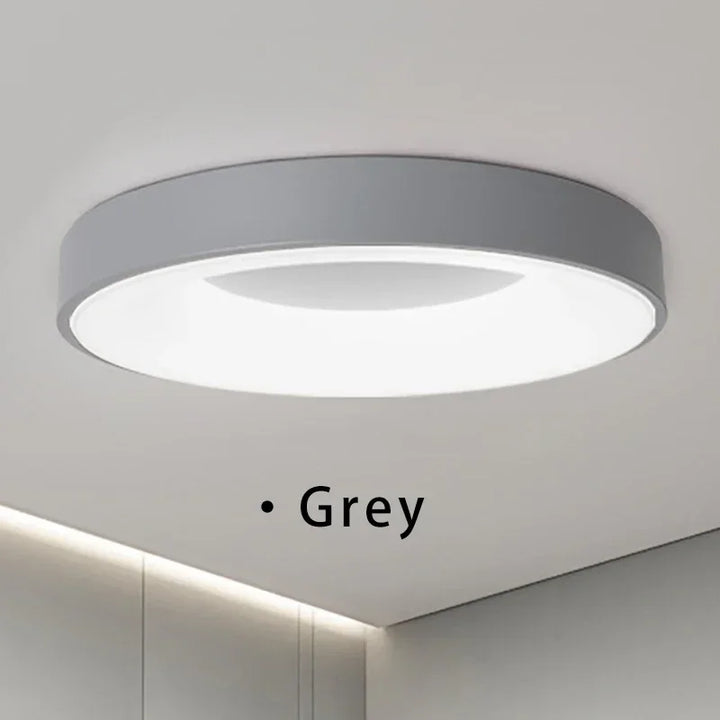 Moderne Macaron LED Deckenleuchte – Verstellbares kreisförmiges Design mit Fernbedienung und Dimmung für Schlafzimmer, Wohnzimmer und Flur