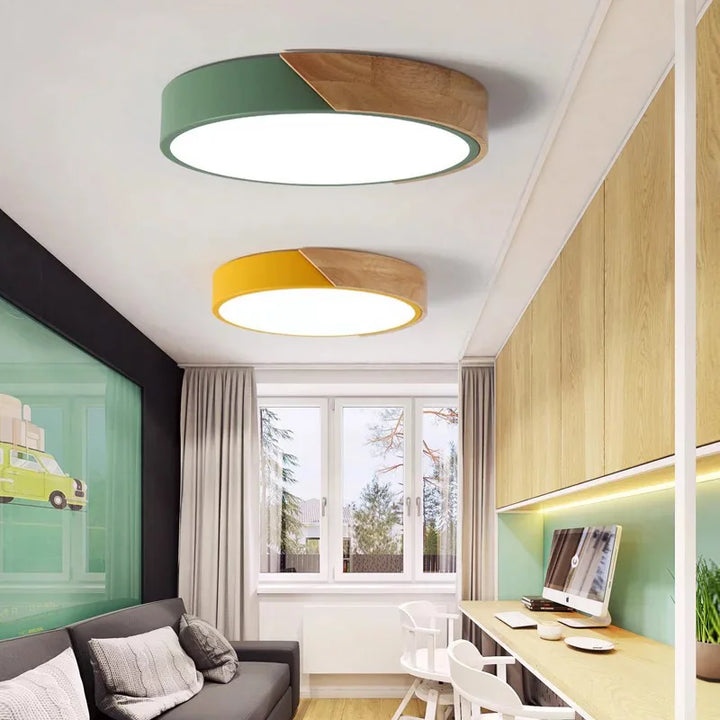 Moderne LED Deckenleuchte Macaron Kronleuchter