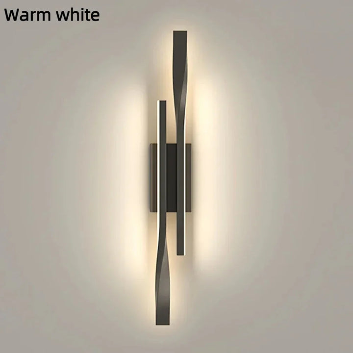Moderne LED Langstreifen Wandlampe – Luxuriöse kreative Nachttisch- und Wohnzimmerlampe, einfaches nordisches Design für Schlafzimmer, TV-Wand und Innenraumbemalung