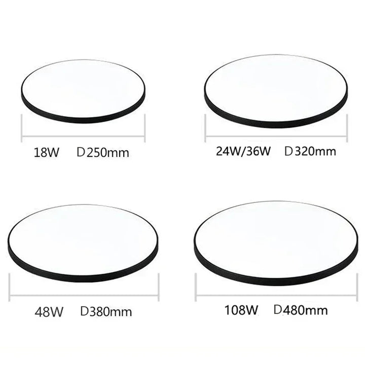 Moderne LED Rund Deckenlampen - Deckenleuchten für Wohnzimmer, Schlafzimmer, Badezimmer, Esszimmer, Küche