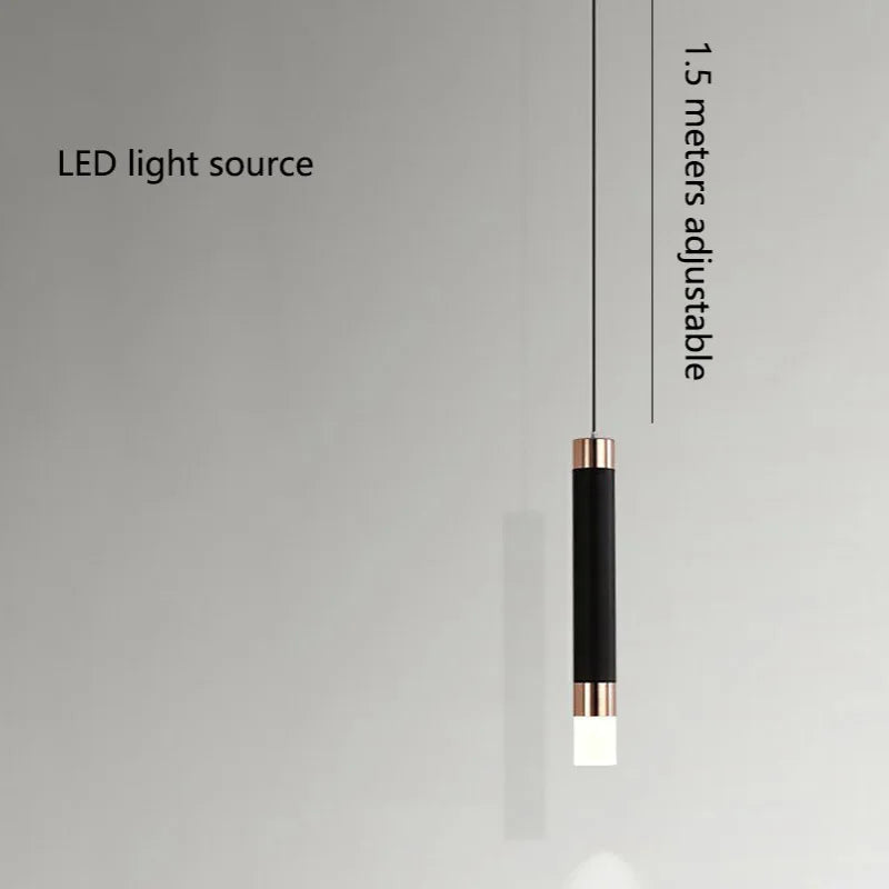 Moderner minimalistischer LED-Hängelampe Kronleuchter – einstellbare Hängeleuchte für Schlafzimmer, Wohnzimmer und Wohnkultur