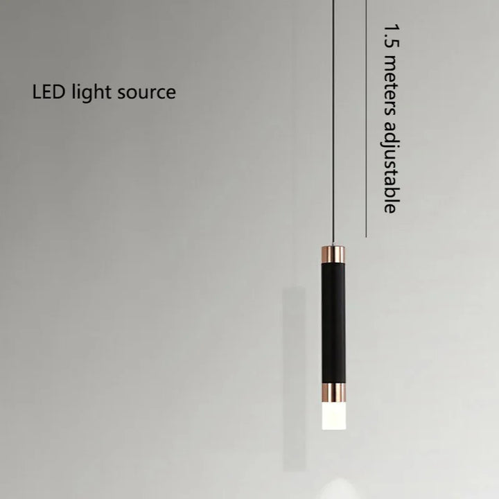 Moderner minimalistischer LED-Hängelampe Kronleuchter – einstellbare Hängeleuchte für Schlafzimmer, Wohnzimmer und Wohnkultur