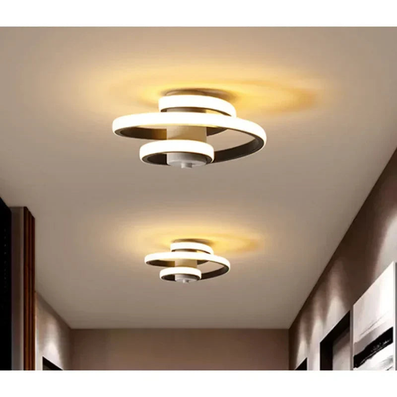 Moderne LED Gangdeckenleuchten | Aufputzmontage für Schlafzimmer, Wohnzimmer, Flur und Balkon