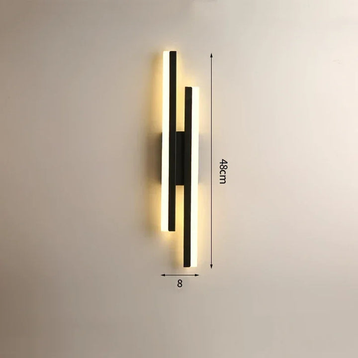 Moderne LED-Wandlamp Streifenlicht: Schlanke und stilvolle Beleuchtung