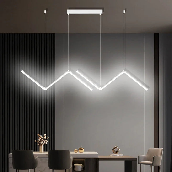 Moderne LED-Pendelleuchte – Intelligente Fernbedienung mit einstellbarer Helligkeit & Farbtemperatur für Esszimmer, Wohnzimmer und Schlafzimmer