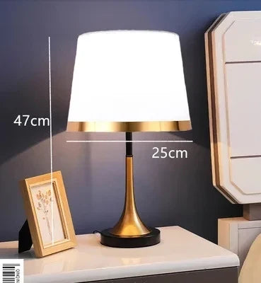 Europäische Retro Schlafzimmer Nachttischlampe - Moderne amerikanische dekorative Beleuchtungseinrichtung