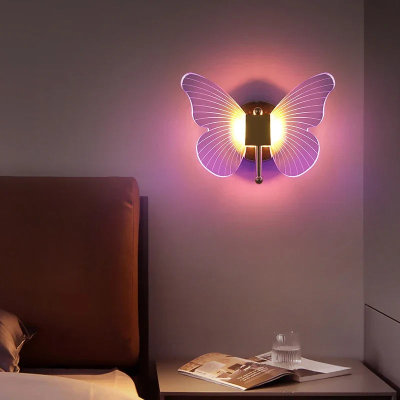 Schmetterling LED Wandleuchte: Fügen Sie Ihrem Raum farbenfrohe Eleganz hinzu