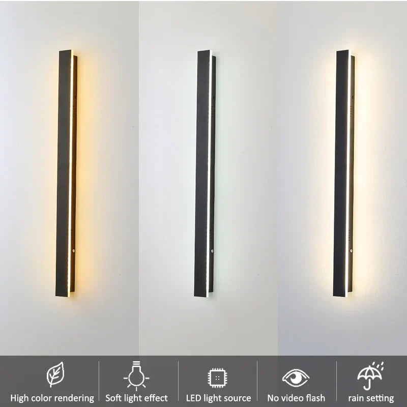 LED Lange Wandlampe Wasserdicht IP65 Außen