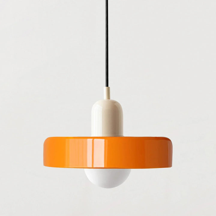 Nordic Glas Pendelleuchte – Moderne LED Hängeleuchte für Wohnzimmer, Schlafzimmer, Esszimmer und Bar, 3 Bonbonfarben