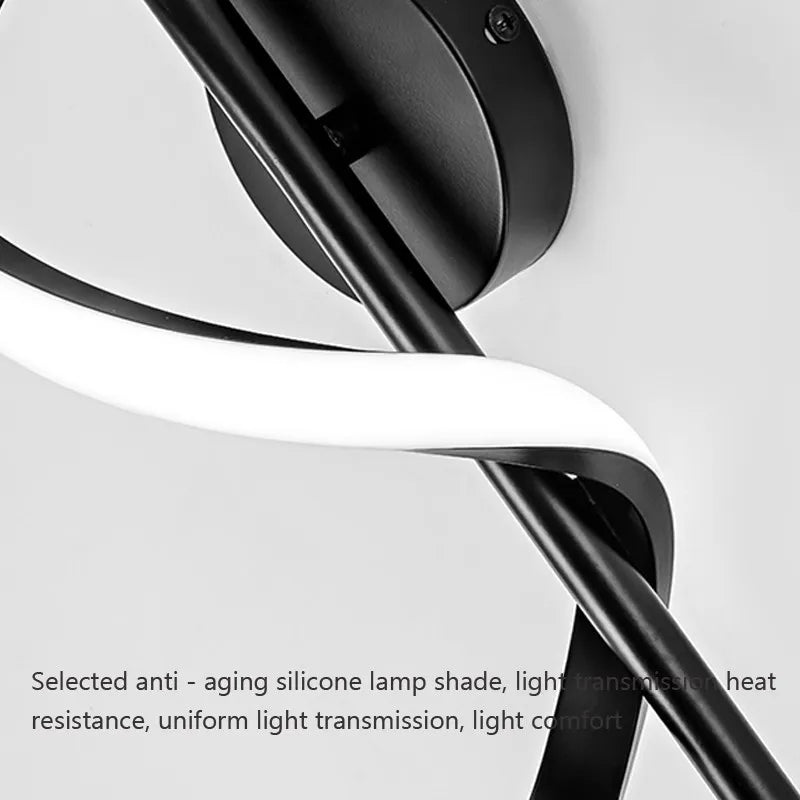 Zeitgenössische LED-Wandleuchte - Schlankes nordisches Design für Schlafzimmer, Wohnzimmer und mehr