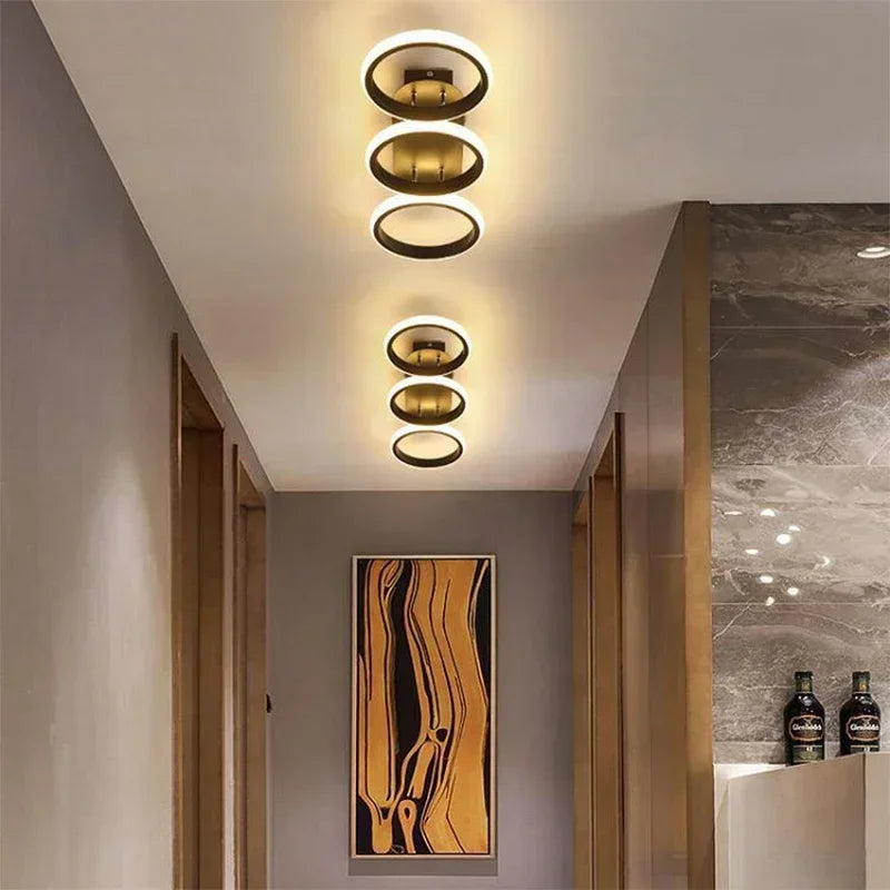 Moderne LED-Deckenleuchte Kronleuchter – Stilvolle Multi-Head-Ringlicht für Schlafzimmer, Wohnzimmer, Flur, Esszimmer und Innenräume
