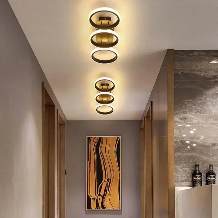 Moderne LED-Deckenleuchte Kronleuchter – Stilvolle Multi-Head-Ringlicht für Schlafzimmer, Wohnzimmer, Flur, Esszimmer und Innenräume