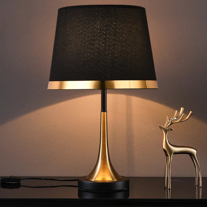 Europäische Retro Schlafzimmer Nachttischlampe - Moderne amerikanische dekorative Beleuchtungseinrichtung