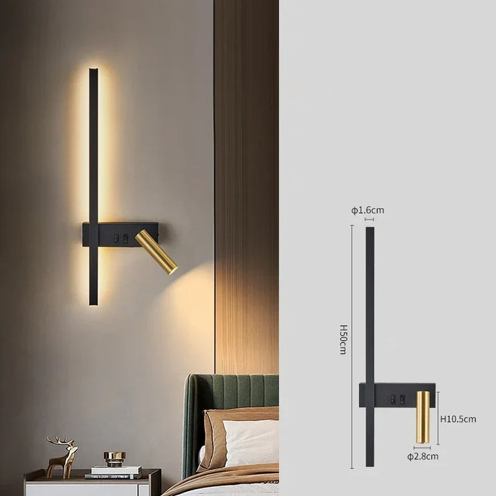 Moderne LED Wandleuchte - Nordischer Stil für kreative Wohnkultur